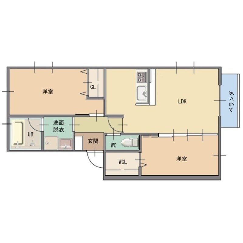 ルシアコート茜の物件間取画像