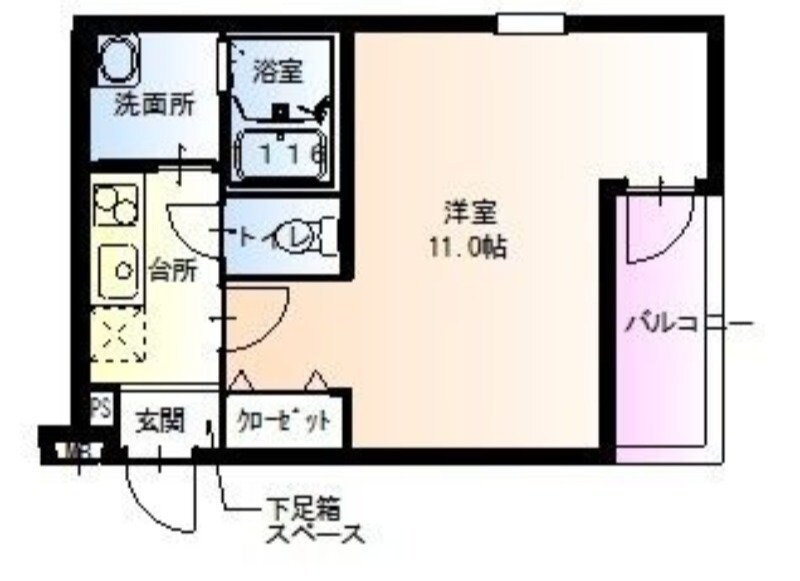 深江橋駅 徒歩5分 3階の物件間取画像