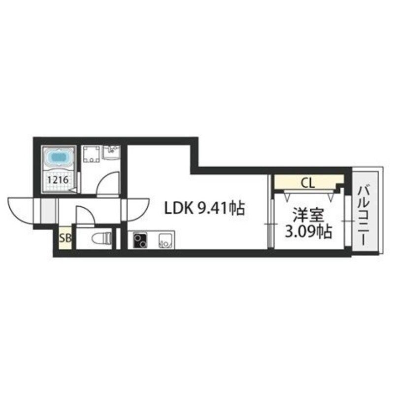 GRAND STEADY西田辺の物件間取画像