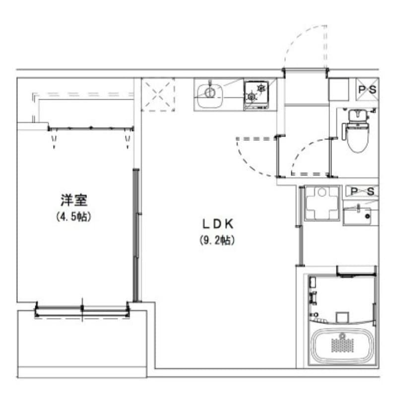 CRASTINE大物町1丁目の物件間取画像