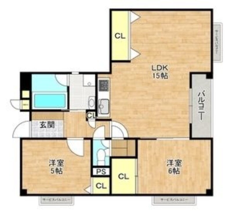 楠葉並木レジデンススクエアの物件間取画像