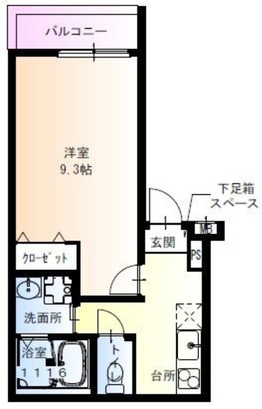門真市駅 徒歩5分 1階の物件間取画像