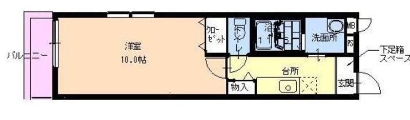 フジパレス御園の物件間取画像