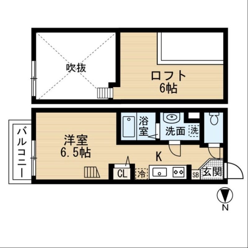 アイディアル若草の物件間取画像