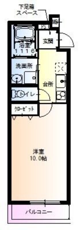 深江橋駅 徒歩8分 2階の物件間取画像