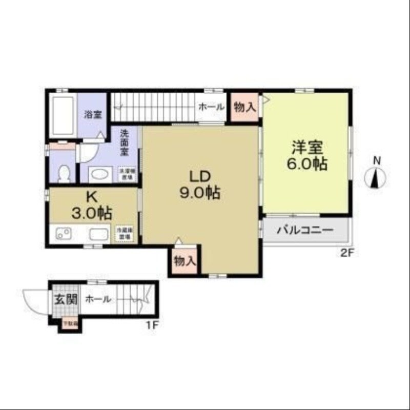 ハイツクレストの物件間取画像