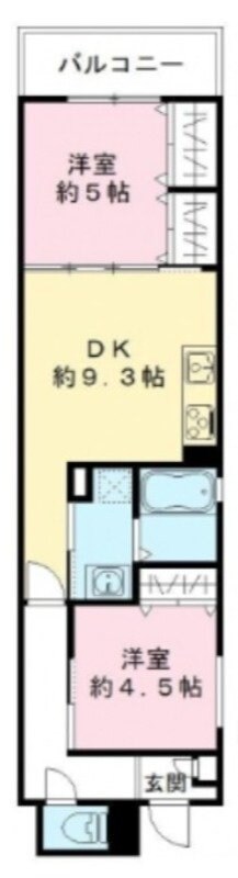 萱島駅 徒歩7分 3階の物件間取画像
