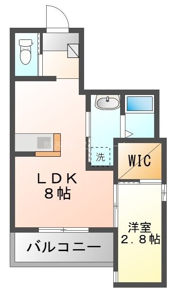 西三荘駅 徒歩3分 3階の物件間取画像