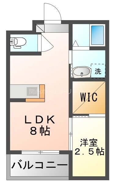 西三荘駅 徒歩3分 3階の物件間取画像