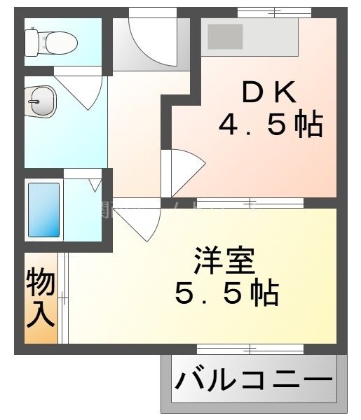 古川橋駅 徒歩9分 2階の物件間取画像