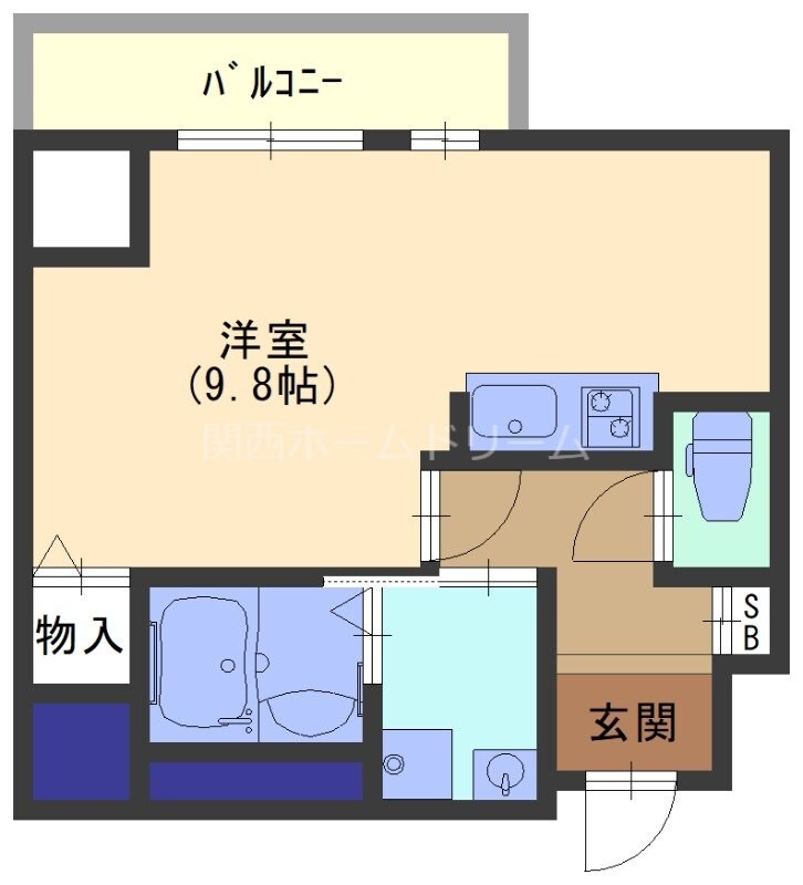 守口駅 徒歩3分 2階の物件間取画像