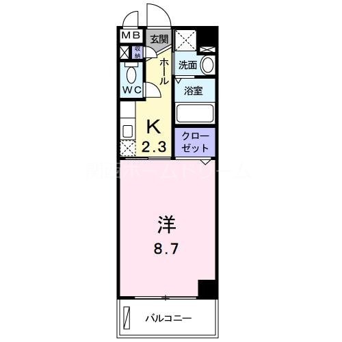 清水駅 徒歩14分 3階の物件間取画像