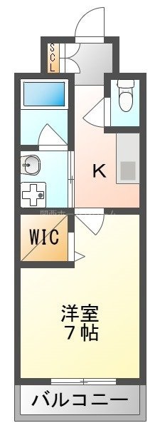 滝井駅 徒歩3分 6階の物件間取画像