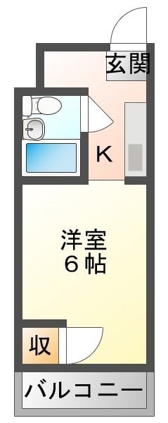 萱島駅 徒歩16分 2階の物件間取画像