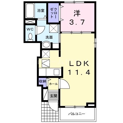 古川橋駅 徒歩6分 1階の物件間取画像