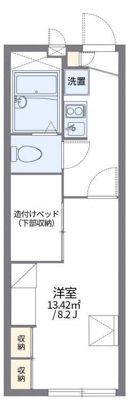 香里園駅 徒歩15分 2階の物件間取画像