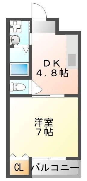 大和田駅 徒歩8分 2階の物件間取画像