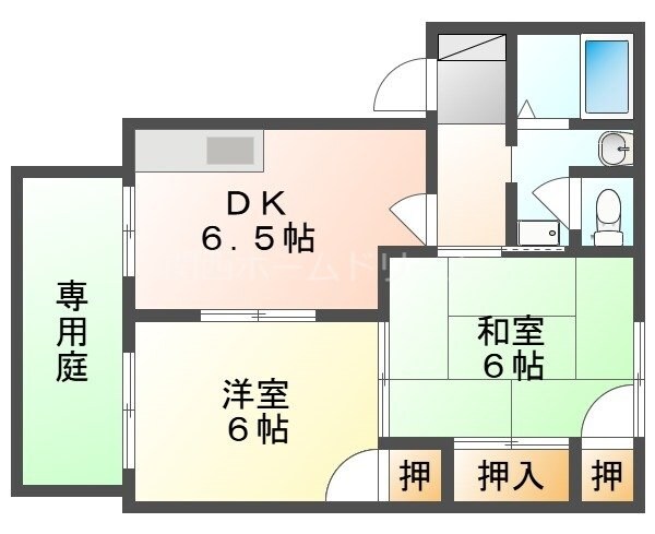 タウンコート守口Cの物件間取画像