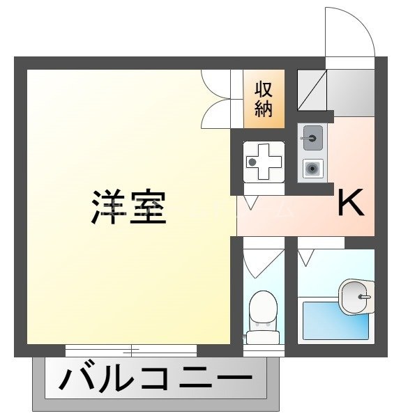 西三荘駅 徒歩6分 4階の物件間取画像