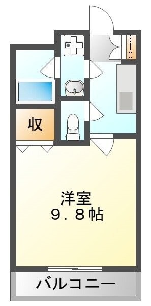 フリーディオ門真Ⅲの物件間取画像
