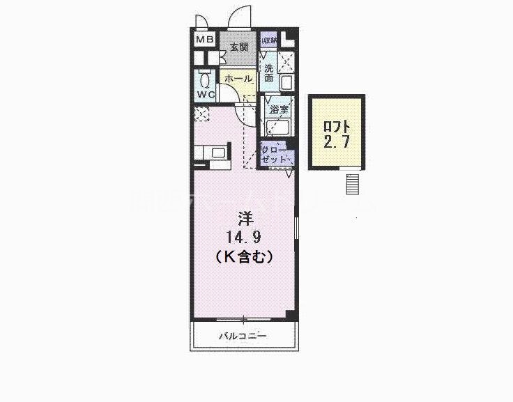 忍ケ丘駅 徒歩20分 2階の物件間取画像