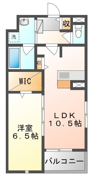 大日駅 徒歩17分 2階の物件間取画像