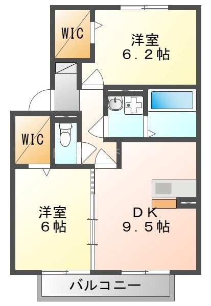 アムールの物件間取画像