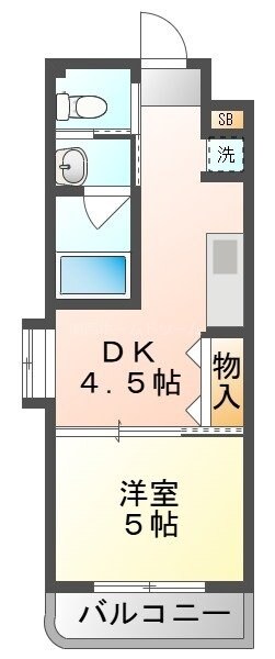 古川橋駅 徒歩7分 2階の物件間取画像