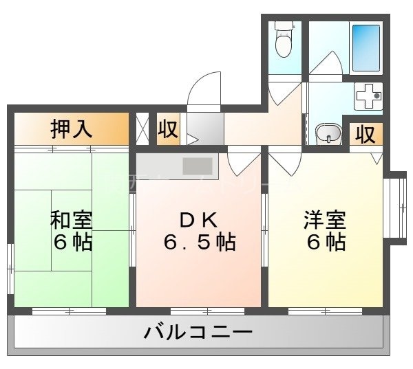 古川橋駅 徒歩13分 3階の物件間取画像