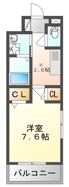 ロハナパレス(条件付きで家賃30%割引)の物件間取画像