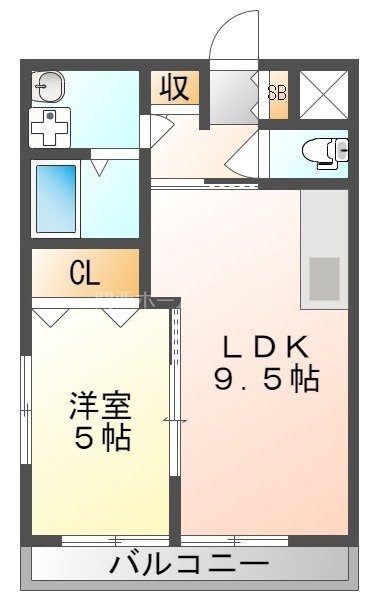 門真市駅 徒歩6分 3階の物件間取画像