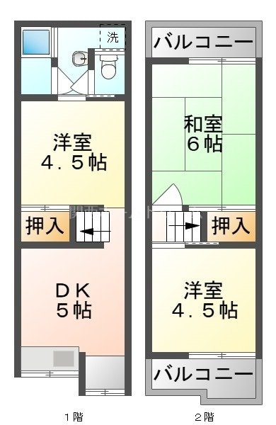 古川橋駅 徒歩16分 1階の物件間取画像