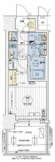 エステムコートディアシティWESTの物件間取画像