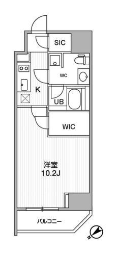 ALTERNA恵比寿の物件間取画像