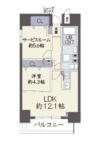 イルミナルグランデの物件間取画像