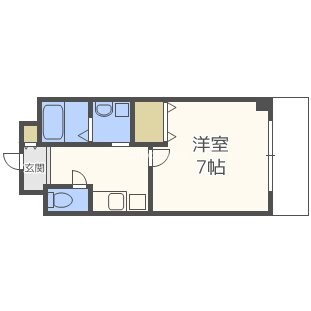 オーロラ・タワー難波の物件間取画像