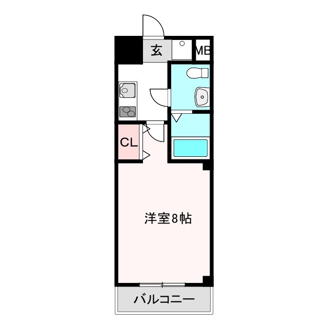 天王寺駅 徒歩14分 7階の物件間取画像