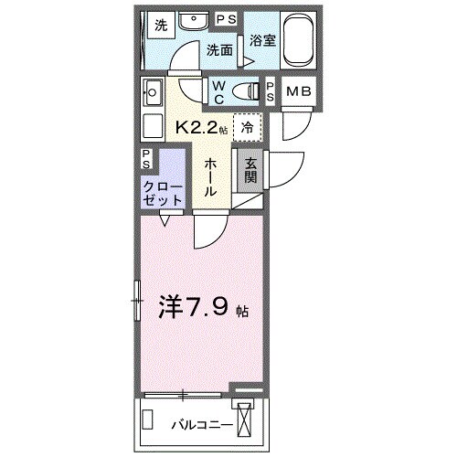 プラザ九源Ⅲの物件間取画像