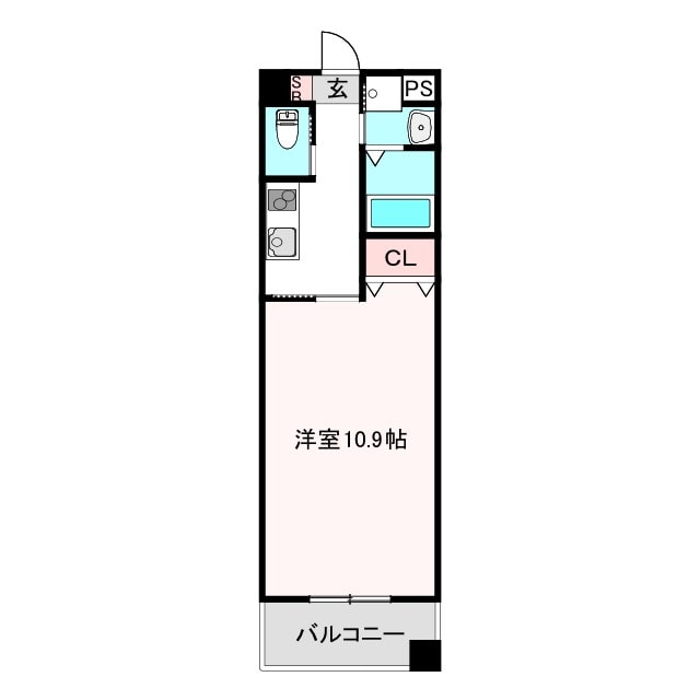 天王寺駅 徒歩5分 5階の物件間取画像