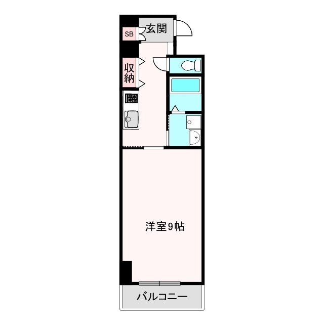 四天王寺前夕陽ケ丘駅 徒歩5分 3階の物件間取画像