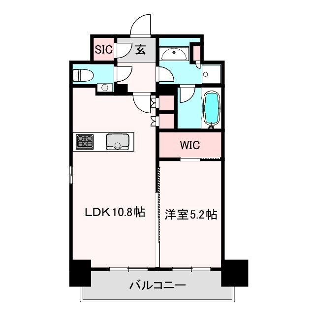 昭和町駅 徒歩7分 10階の物件間取画像