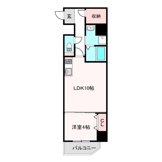 西田辺駅 徒歩12分 5階の物件間取画像