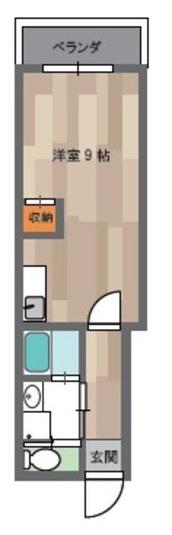 ロイヤルハイツ阿倍野の物件間取画像