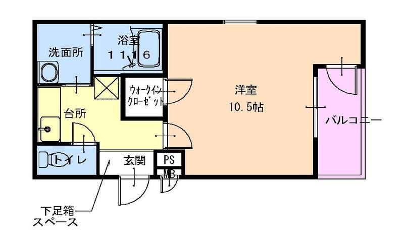 今川駅 徒歩4分 1階の物件間取画像