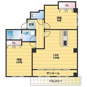 河堀口駅 徒歩6分 1階の物件間取画像