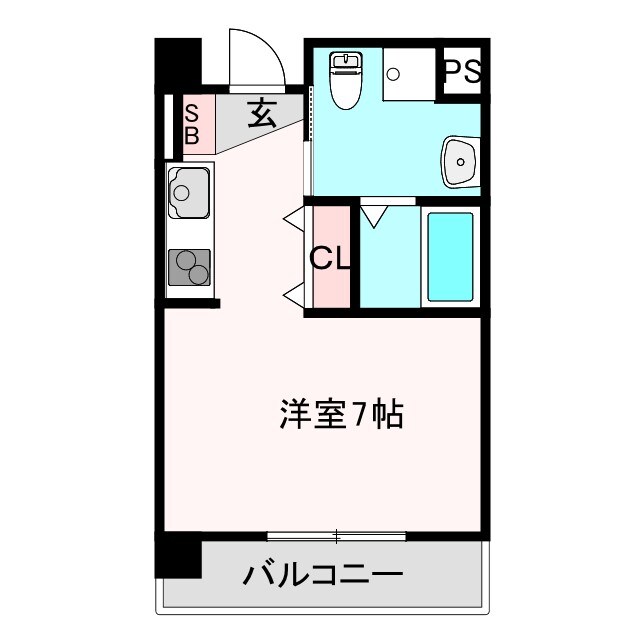 天王寺駅 徒歩3分 10階の物件間取画像