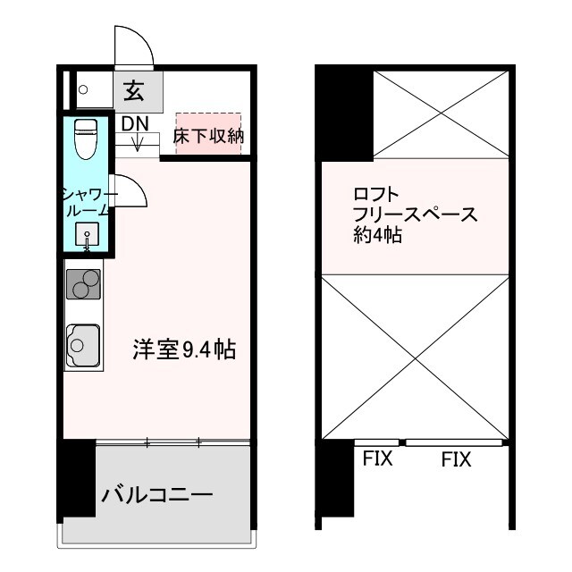 天王寺駅 徒歩4分 8階の物件間取画像