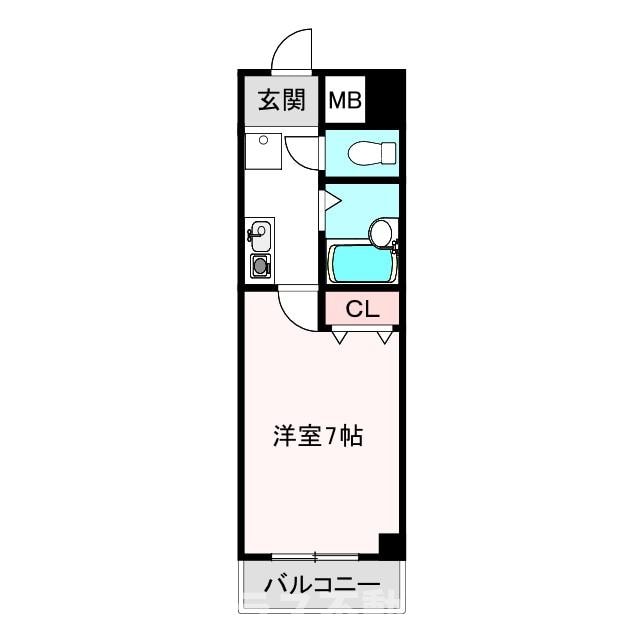 昭和町駅 徒歩3分 6階の物件間取画像