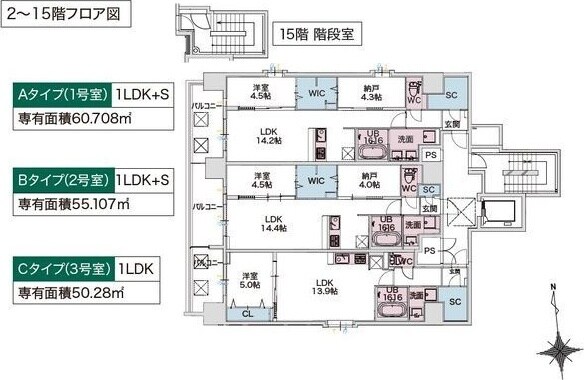 Draw上本町の物件内観写真