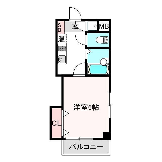 天王寺駅 徒歩7分 10階の物件間取画像